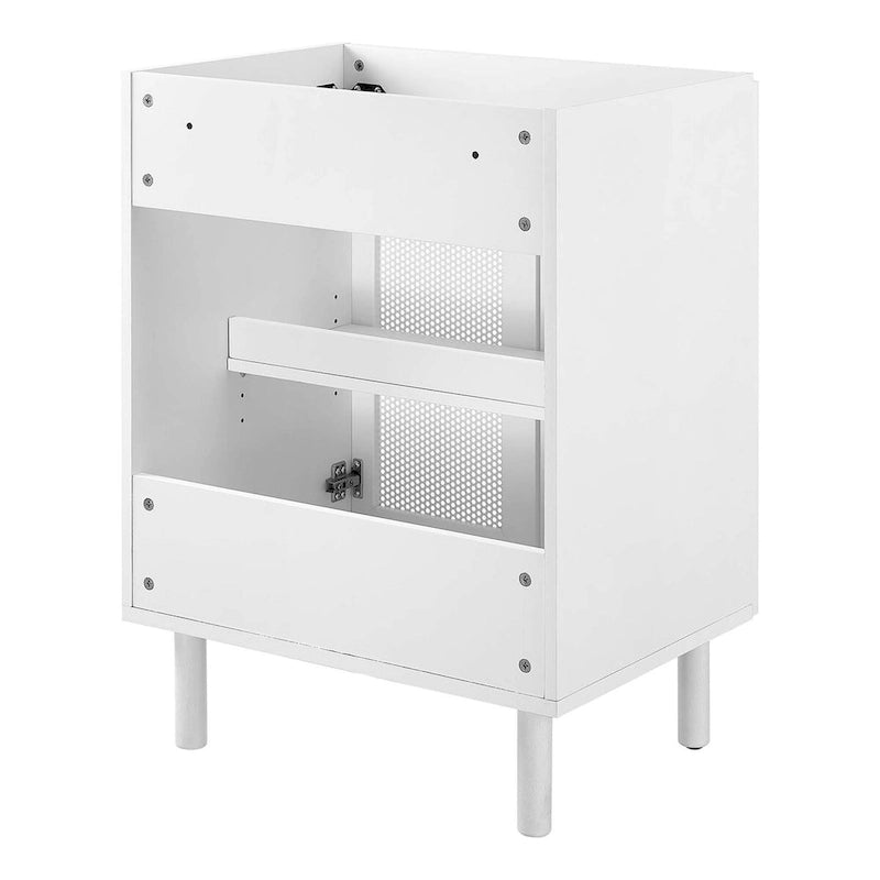 Calla 24  Perforated Metal Bathroom Vanity Cabinet (Sink Basin Not Included)