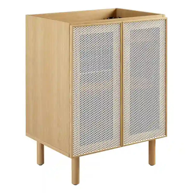 Calla 24  Perforated Metal Bathroom Vanity Cabinet (Sink Basin Not Included)