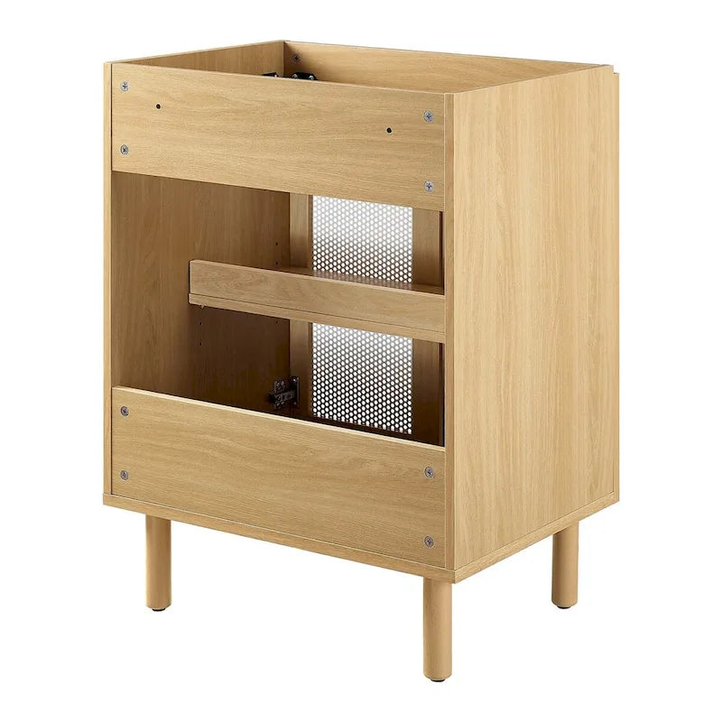 Calla 24  Perforated Metal Bathroom Vanity Cabinet (Sink Basin Not Included)