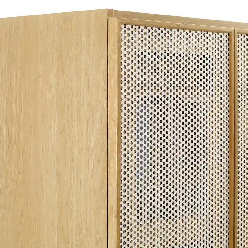 Calla 24  Perforated Metal Bathroom Vanity Cabinet (Sink Basin Not Included)