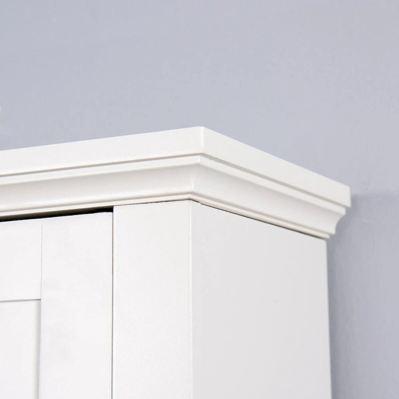 Bathroom Wooden Storage Cabinet Over Toilet with Adjustable Shelf