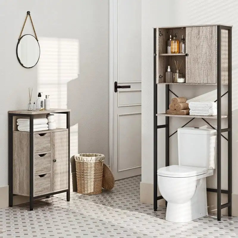 Meuble de rangement pour toilettes – 10 P x 24,5 L x 66,5 H