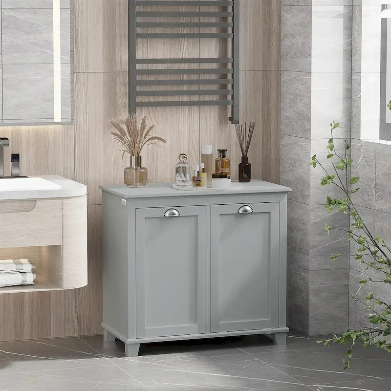 Meuble de tri de linge basculant
