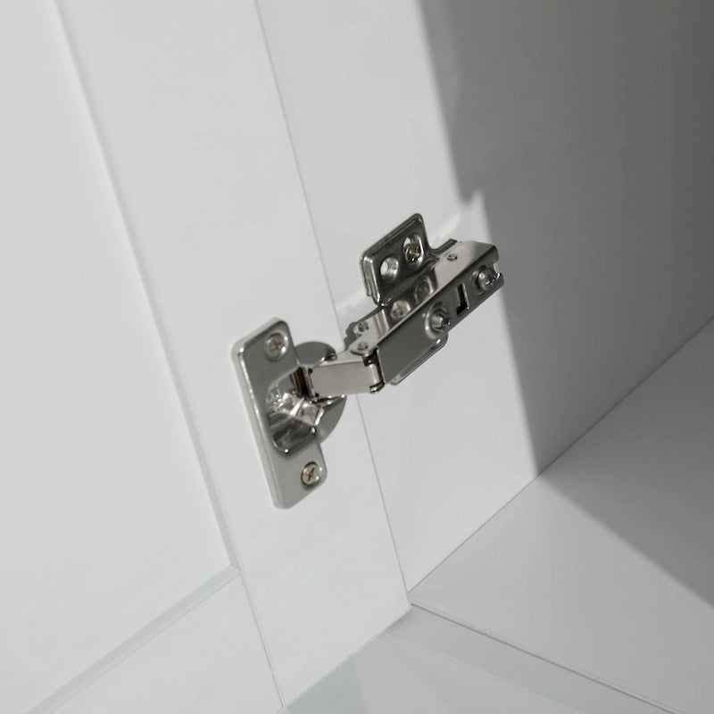 Bathroom Storage Cabinet with wash silver brushed sink