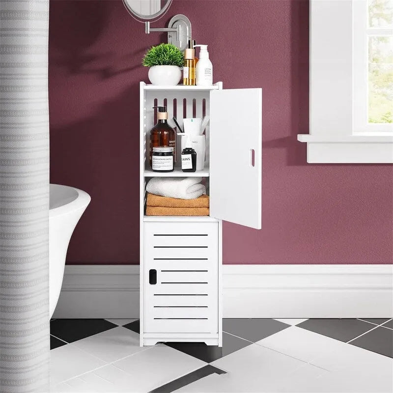 Small Waterproof Bathroom Cabinets Free Standing - 8.7 D x 8.7 W x 29.5 H