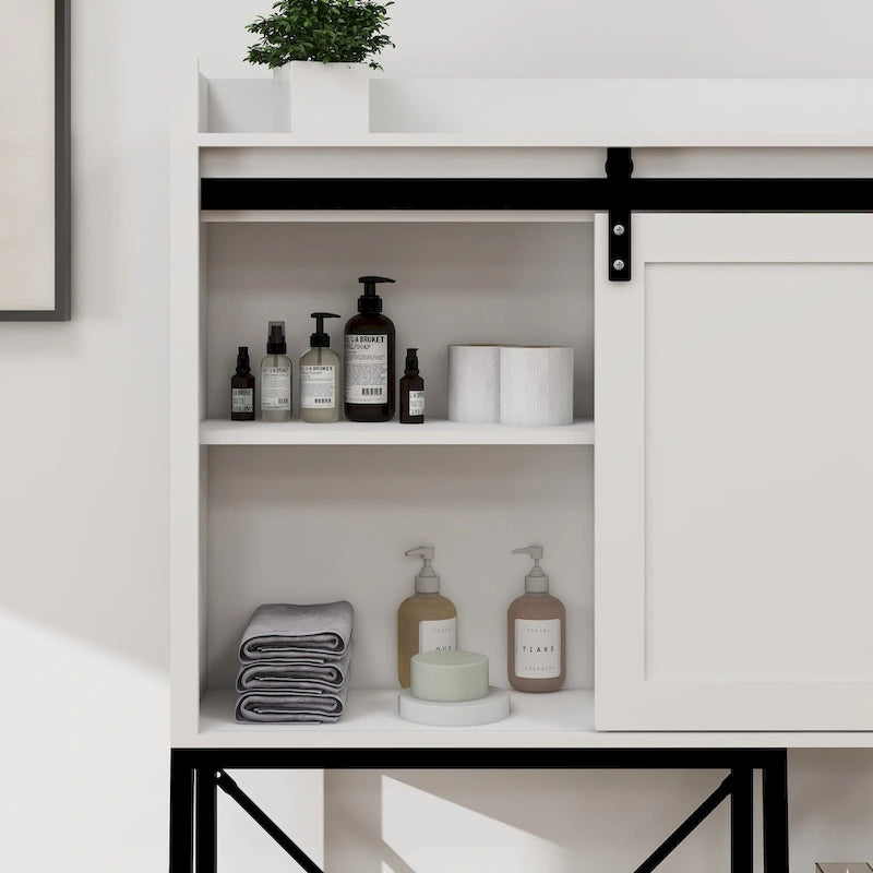 Over The Toilet Storage Cabinet Bathroom Shelves Over Toilet - 32.48 L * 11.81 W * 64.56 H