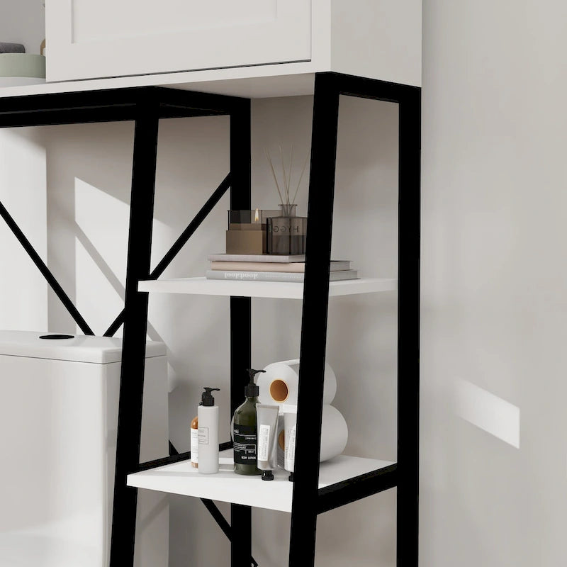 Over The Toilet Storage Cabinet Bathroom Shelves Over Toilet - 32.48 L * 11.81 W * 64.56 H