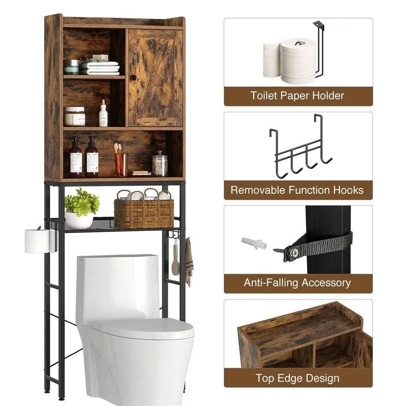 Meuble de rangement WC - 9,5 P x 23,6 L x 73,2 H