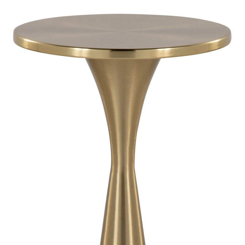 Table d'appoint en métal Monroe 22 Silver Orchid