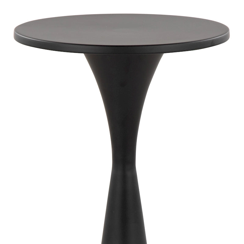 Table d'appoint en métal Monroe 22 Silver Orchid