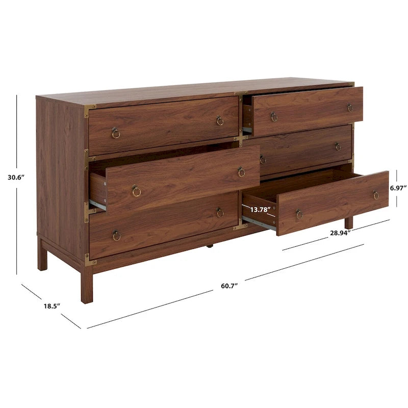Commode 6 tiroirs Galio SAFAVIEH Home