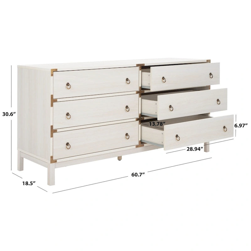 Commode 6 tiroirs Galio SAFAVIEH Home